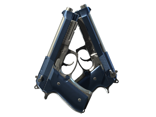 Dual Berettas | Anodized Navy (Minimal Wear)