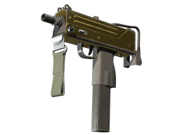 MAC-10 | Gold Brick (Battle-Scarred)
