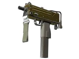 MAC-10 | Gold Brick (Battle-Scarred)