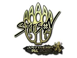 Sticker | syrsoN (Gold) | Antwerp 2022