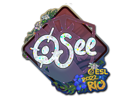 Sticker | oSee (Glitter) | Rio 2022