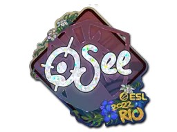 Sticker | oSee (Glitter) | Rio 2022