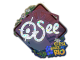 Sticker | oSee (Glitter) | Rio 2022