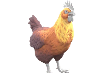 CS2 pet chicken: Catalana (Yellow-Red Gradient)