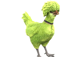 CS2 pet chicken: Polish (Green)