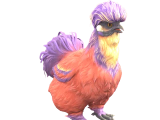 CS2 pet chicken: Silkie (Red Beetle)